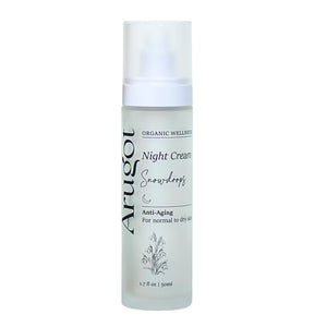 Snowdrops Organic Antiaging Day Cream & Night Cream Bundle | Revitalizing & Collagen Boosting Facial Lotion | 50 ml each