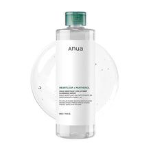 Load image into Gallery viewer, ANUA Heartleaf Low pH Deep Cleansing Water, Micella Water, Panthenol, Squalane, Makeup Remover for Sensitive Skin, Korean Skin Care (500g, 17.63 oz.)