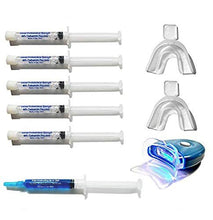 Load image into Gallery viewer, Teeth Whitening Kit 44% Tooth Bleaching Gel with trays, remin and LED Accelerator Light