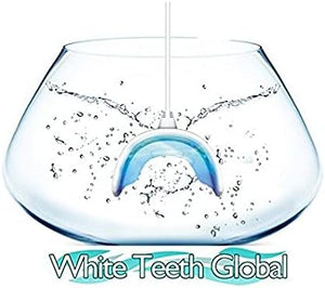 Teeth Whitening Kit with LED Powered by a Smart Phone (iPhone or Android) whitens Teeth Faster, by White Teeth Global (TM)