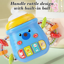 Load image into Gallery viewer, Sensory Soothing Bottle Rattle with Lights &amp; Music – Calming Teether