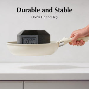 Redchef Removable Handle - Universal Pot Handle, Ideal Replacement for All Cookware (White Green)