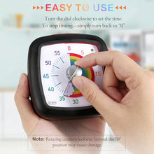 Load image into Gallery viewer, Secura 60-Minute Visual Timer, Silent Study Timer for Kids and Adults, Time Clocks, Time Management Countdown Timer for Teaching (Pink)