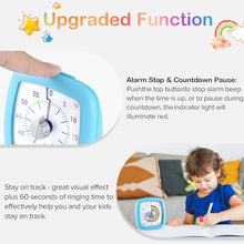 Load image into Gallery viewer, Secura 60-Minute Visual Timer, Silent Study Timer for Kids and Adults, Time Clocks, Time Management Countdown Timer for Teaching (Pink)