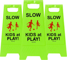 Load image into Gallery viewer, Juztec Slow Children at Play Safety Signs For Street, Kids At Play Sig