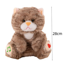 Load image into Gallery viewer, Interactive Cat Plush Breathing Light Sleep Companion Soft Cuddly Mult