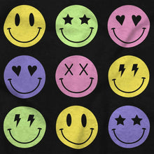 Load image into Gallery viewer, Colorful Happy Face Smile Eyes Toddler Boy Girl T Shirt Infant Toddler