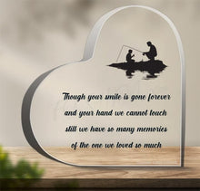 Load image into Gallery viewer, Acrylic Heart Plaque Decorative Sign 4X4 Inch Heart Shaped Acrylic Blo
