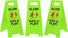 Load image into Gallery viewer, Juztec Slow Children at Play Safety Signs For Street, Kids At Play Sig