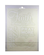 Load image into Gallery viewer, Religious Sayings Vinyl Car Sticker Brand NEW 4 Decals Faith, Pray, Gi