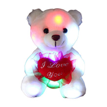 Load image into Gallery viewer, LED Light Up Stuffed Bear Sleep Toy,Plush Soft Night Light,Soft&amp;Huggab