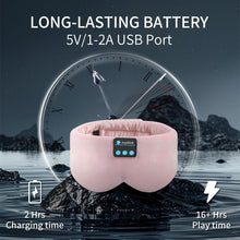 Load image into Gallery viewer, Joythink Sleep Headphones Bluetooth Sleep Mask Silk Kids Children Head