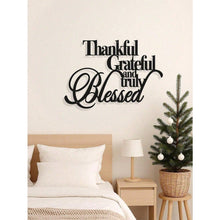 Load image into Gallery viewer, HELLOYOUNG Metal Wall Sign Farmhouse Decor Personalized Christian Scri