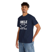 Load image into Gallery viewer, Smile Every Mile Shirt, Run Happy, Cycling Gift, Marathon Shirt - ID: