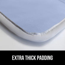 Load image into Gallery viewer, Ironing Board Cover and Pad, Silicone Coating, Thick Scorch Resistant Padding, Heavy Duty Iron Covers Standard Boards, Hook and Loop Fastener Strap, Silver, 15x54