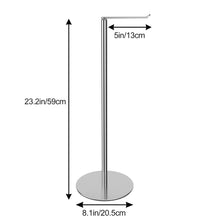 Load image into Gallery viewer, Toilet Paper Holder Stand and Dispenser for 4 Spare Rolls, Stainless Steel Free-Standing Toilet Tissue Paper Roll Storage Shelf