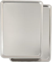 Load image into Gallery viewer, Commercial Quality Baking Sheet Pan Set, Natural Aluminum Cookie Sheet, Mixing Bowls with Airtight Lids Set,