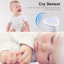Load image into Gallery viewer, BEREST A13 White Noise Machine &amp; Baby Sleep Soother with 15 Soothing Sounds &amp; Projector Night Light Music Box, Cry Sensor, Rechargeable, Portable for Newborns, Toddlers, Attaches to Crib