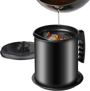 Manual Food Chopper and Bacon Grease Container(1.6L)