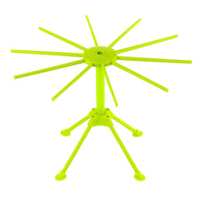 Load image into Gallery viewer, Collapsible Pasta Drying Rack - Spaghetti Noodle Drying Rack with 10 Bar Handles White