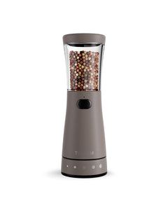 Electric Salt and Pepper Grinder, Stainless Steel Rechargeable Salt and Pepper Grinder Set with 4.5 oz Large Capacity, 1.8" Wide Mouth, Adjustable Coarseness, Ideal for Kitchen