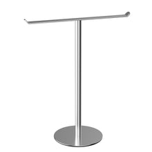 Load image into Gallery viewer, Towel Rack T-Shape Hand Holder for Bathroom,Headband and Lightweight Bathroom Racks,Kitchen Black Holder,Stainless Steel Waterproof Counter Organizer