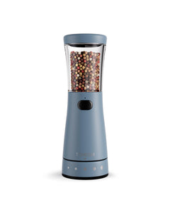Electric Salt and Pepper Grinder, Stainless Steel Rechargeable Salt and Pepper Grinder Set with 4.5 oz Large Capacity, 1.8" Wide Mouth, Adjustable Coarseness, Ideal for Kitchen