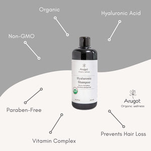Organic Shampoo, Made in Israel | Moisturizes and Strengthens Damaged Hair, Nourishes Scalp for Growth - Anti Thinning & Volumizing for Men & Women - 16.9 fl oz.