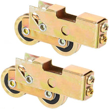 Load image into Gallery viewer, HauSun Sliding Patio Door Tandem Roller Replacement,1-1/4 Inch Steel Ball Wheel Bearing,120kg/265lbs Load Capacity for Sliding Glass Door Screen Door, 2 Pack