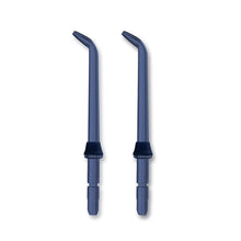 Load image into Gallery viewer, Waterpik Genuine Precision Low-Flow Tips Replacement for the WP-360 Cordless Handheld Water Flosser (Formerly Classic Jet) Refill Heads Nozzles JT-360E, 2 Count, Blue