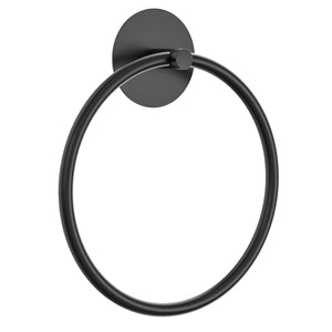 Nickel Brushed Bathroom Towel Ring - SUS304 Stainless Steel Bathroom Towel Rack, Susswiff Adhesive Wall Mounted Hand Towels Holder, Towel Hanger for Bathroom Organizer, Kitchen Storage