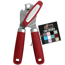 Load image into Gallery viewer, Heavy Duty Stainless Steel Smooth Edge Manual Can Opener and Bottle Openers, Soft Ergonomic Handle, Oversized Handheld Easy Turn Knob, Multifunctional Kitchen Tool, Black