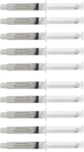 Load image into Gallery viewer, 35% Carbamide Peroxide 10 Syringes (10 ml) of Teeth Whitening Gel - (2) LED Accelerator Light - 4Mouth Trays -2 Shade Guide Instructions