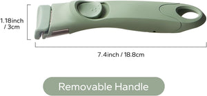 Redchef Removable Handle - Universal Pot Handle, Ideal Replacement for All Cookware (White Green)