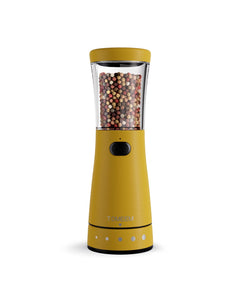 Electric Salt and Pepper Grinder, Stainless Steel Rechargeable Salt and Pepper Grinder Set with 4.5 oz Large Capacity, 1.8" Wide Mouth, Adjustable Coarseness, Ideal for Kitchen
