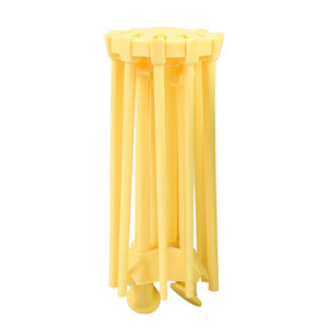 Collapsible Pasta Drying Rack - Spaghetti Noodle Drying Rack with 10 Bar Handles White