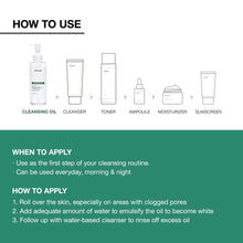 Load image into Gallery viewer, ANUA Heartleaf Pore Cleansing Oil MILD, Sensitive Skin Face Wash, Oil Cleanser for Face, Makeup Blackhead Remover, Korean Skin Care, Non-Comedogenic, Fragrance Free 6.76 fl oz(200ml)