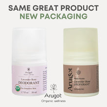 Load image into Gallery viewer, Lavender Rose Roll On Deodorant, Organic, Made in Israel | No Irritating Baking Soda or Aluminum
