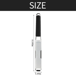 Lemon Zester Grater Three-piece Suit - Heavy Duty Kitchen Tool for Parmesan Cheese, Ginger, Garlic, Nutmeg, Chocolate, Vegetables，Fruits，Stainless Steel Grater Dishwasher Safe Black