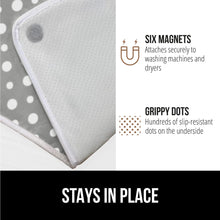 Load image into Gallery viewer, Ironing Board Cover and Pad, Silicone Coating, Thick Scorch Resistant Padding, Heavy Duty Iron Covers Standard Boards, Hook and Loop Fastener Strap, Silver, 15x54