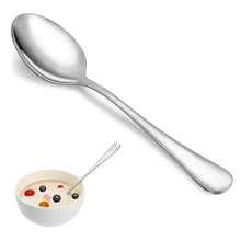 Load image into Gallery viewer, Dinner Spoon Set,16 Pcs 7.3&quot; Tablespoons,Premium Food Grade 18/10 Stainless Steel Spoons,Durable Metal Spoons,Tablespoon,Silverware Spoons Only,Mirror Finish &amp; Dishwasher Safe,Use for Home,Restaurant