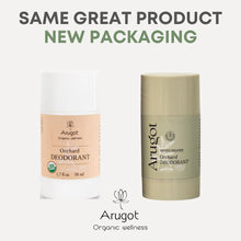 Load image into Gallery viewer, Organic Deodorant Bundle - Patchouli and Orchard Lemon - No Stain, Aluminum Free, Zero Waste, Cruelty and Plastic Free, 2 Items