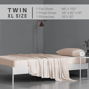Secura Queen Bed Sheet Set, 4pcs Bedding Sheets & Pillowcases, Soft Microfiber 1800 Thread Count 16" Deep Pocket Luxury Bed Sheets - Hypoallergenic, Wrinkle & Fade Resistant (Black)