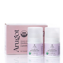 Load image into Gallery viewer, Lavender Rose Roll On Deodorant, Organic, Made in Israel | No Irritating Baking Soda or Aluminum