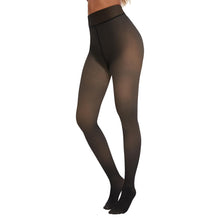 Load image into Gallery viewer, TNNZEET Fleece Lined Tights Women — Pantyhose Colorful Opaque Black Sheer Thermal Winter Warm Leggings Under Dress