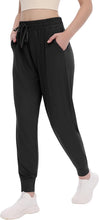 Load image into Gallery viewer, TNNZEET Women's Joggers with Pockets - High Waisted Sweatpants Tapered Leg Drawstring Lightweight Athletic Pants