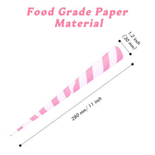 Load image into Gallery viewer, Outamateur 90PCS Multicolor Cotton Candy Paper Cones for Cotton Candy Making in Parties &amp; Festivals