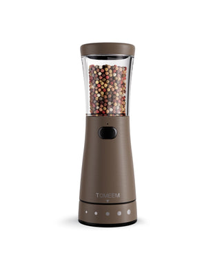 Electric Salt and Pepper Grinder, Stainless Steel Rechargeable Salt and Pepper Grinder Set with 4.5 oz Large Capacity, 1.8