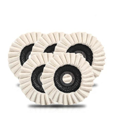 Load image into Gallery viewer, Wool Felt Flap Polishing Disc, 2025 New Wool Polishing Wheel Disc Buffing Pad, Premium Felt Polishing Pads for Metal, Marble Stone, Furniture Car Wax (4.5IN, 2)