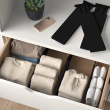 Load image into Gallery viewer, 6 Pack Drawer Dividers 6 Inch High, 11”-17&quot; Adjustable Bamboo Organizers Large Expandable Drawer Separators for Cloths, Dresser, Bedroom, Bathroom, Baby Drawer, Office &amp; Kitchen Utensils (Natural)